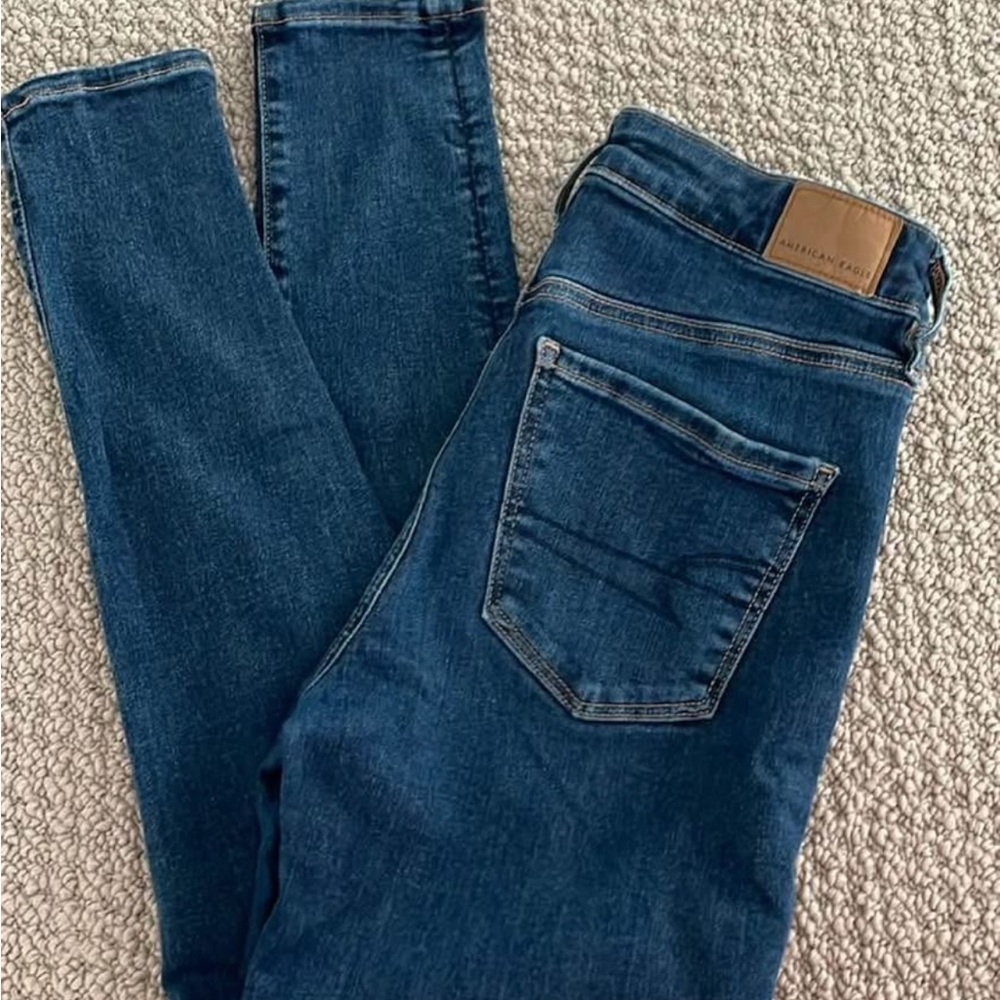 American Eagle Dark Blue Skinny Jeans